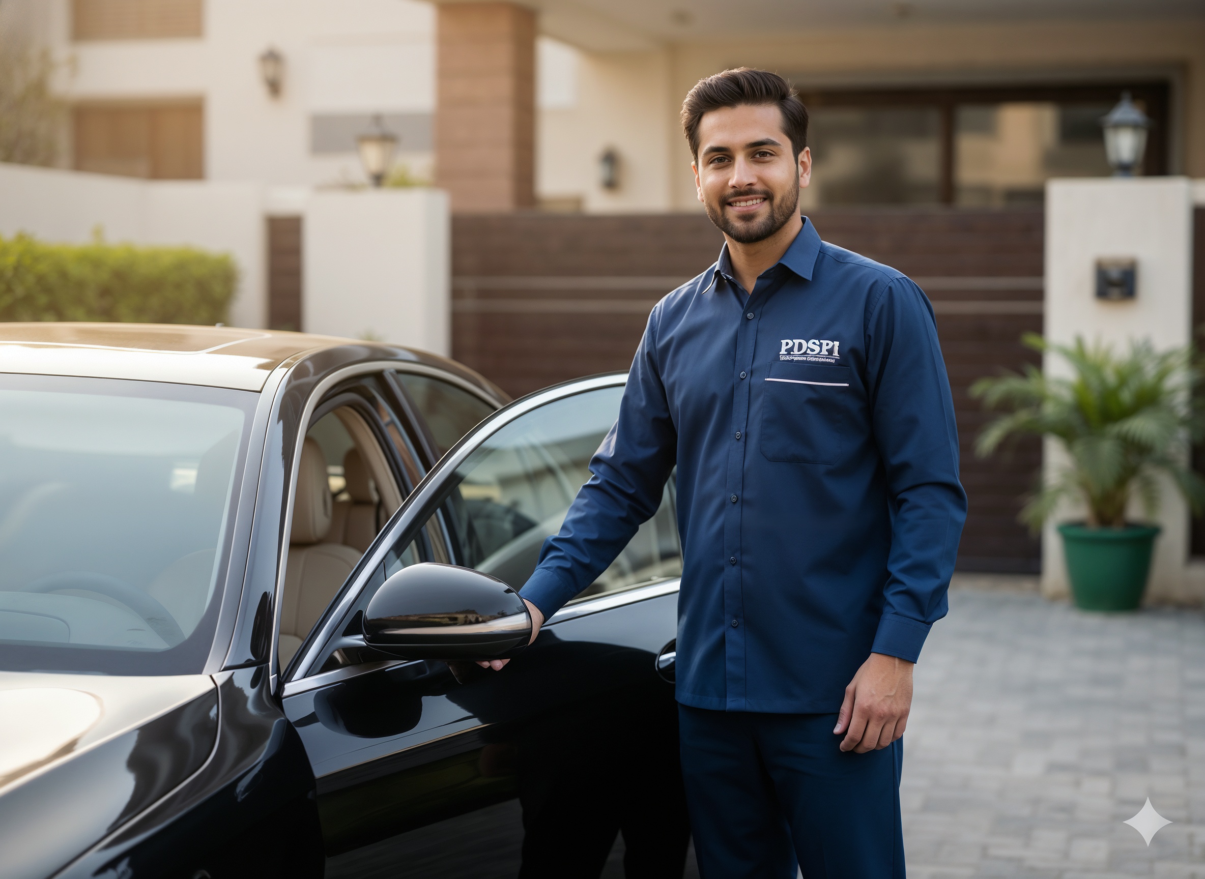 Reliable PDSP driver in Karachi for home and office transport. Verified, professional, and trustworthy staff.